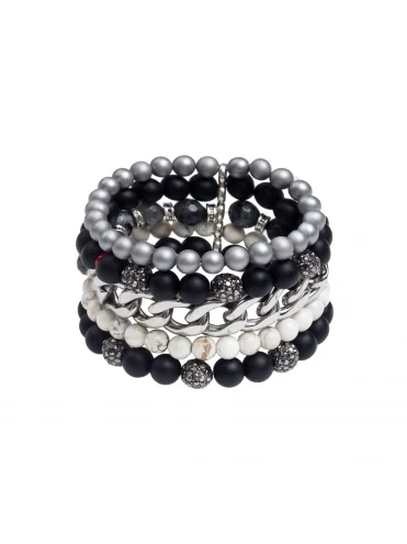 bracelet-perles-fantaisies-noir-gris-ivoire-rouge (1)