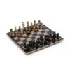 Jeux d'échecs en bois d'ébène pièces en corne de zébu et buffle, de marque The Cocoonalist