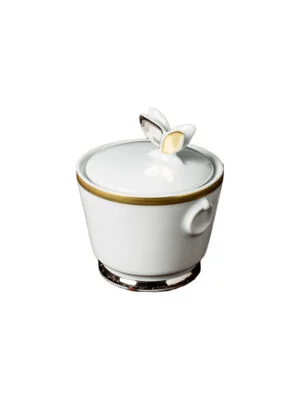 Sucrier en porcelaine de Limoges modèle nuit toscane par The Cocoonalist